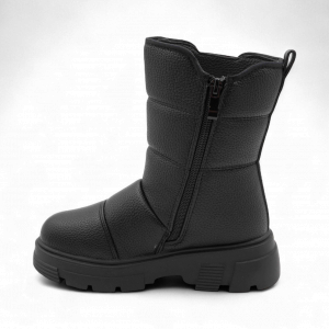 Сапоги на меху 3103В-1 черные