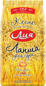 ЛИЯ Лапша для супа 200 гр 1/12шт
