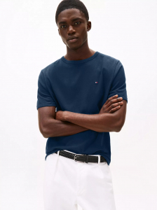 Linen-Cotton Blend T-Shirt