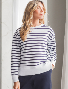 Джемпер из тонкого премиального футера с эластаном