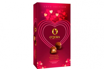 «O'Zera», конфеты Love пралине с цельным фундуком, 230 г