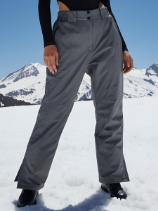 Полукомбинезон утепленный женский большого размера серого цвета 211Sr