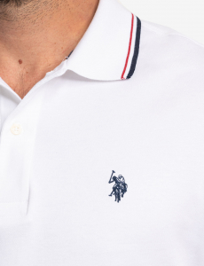 SLIM FIT TIPPED INTERLOCK POLO SHIRT