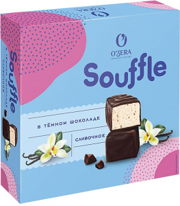 «O'Zera», конфеты Souffle сливочное в тёмном шоколаде, 360г