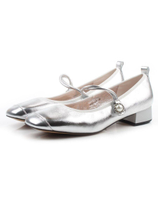 06-B69A-121C GREY/SILVER Туфли женские (натуральная кожа)