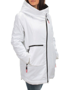 BM-187 WHITE Куртка демисезонная женская АЛИСА (100 гр. синтепон)