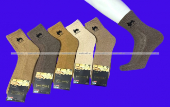 Термоноски махровый след универсальные из ВЕРБЛЮЖЬЕЙ шерсти арт. 1908