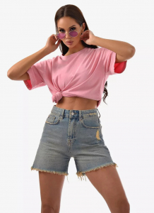 Женские шорты джинсовые винтажные CRACPOT