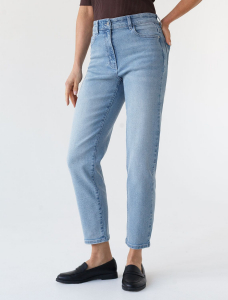 Джинсы дудочки из эластичного облегченного денима