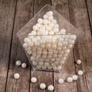 Драже рисовое в глазури Белый жемчуг 6 мм, 1 кг