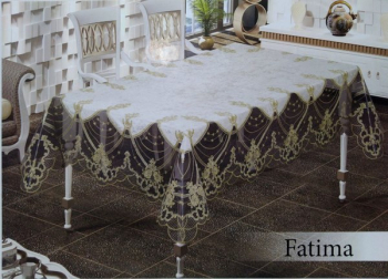 Скатерть EFOR FATIMA 160*220 прямоугольная кремовый