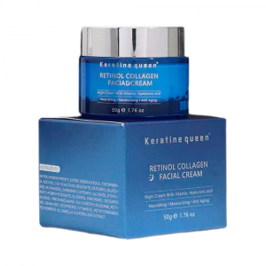 Ночной крем для лица с ретинолом и коллагеном Keratine Queen