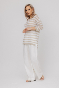 Джемпер из льна 4-317