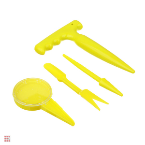 Набор инструментов 4шт (сеялка-1шт, землекоп-2шт, культиватор-1шт) PP