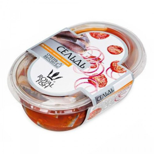 Сельдь атлантическая закуска в томатной заливке с овощами, 330 г