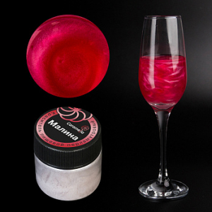 Шиммер пищевой Caramella Малина, 5 гр