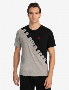U.S. POLO ASSN. DIAGONAL COLORBLOCK T-SHIRT