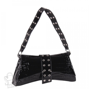 Сумка женская кожаная 1006TH black Polina&Eiterou/50  в Новосибирске