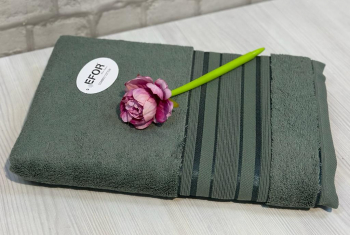 Набор полотенец EFOR NEW KOLLECTION из 1-ого предмета (90*150) HAKI зеленый