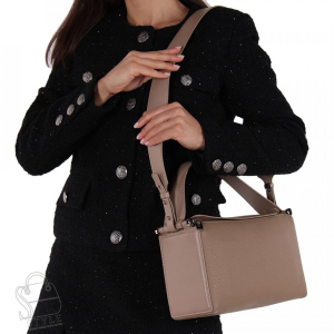 Сумка женская кожаная 7165VG khaki Vitelli Grassi/30 в Новосибирске