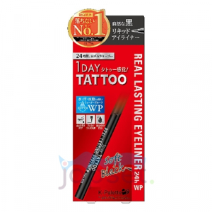 Real Lasting Eyeliner 24h WP Влагостойкая жидкая подводка для глаз 24 часа, цвет мягкий черный