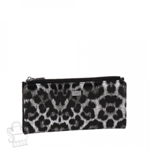 Женский кошелек 7002-9 black white Velina Fabbiano