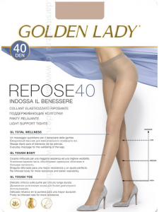 Колготки женские Repose 40 Golden Lady Дроп