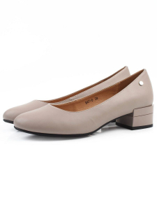 06-M47-8 DK. BEIGE Туфли женские (натуральная кожа)