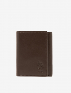 MENS LEATHER TRIFOLD WALLET