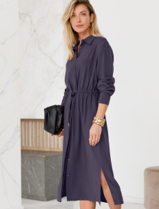 Платье А-силуэта из лиоцелла с вискозой