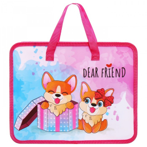 Папка с ручками пластиковая А4 Calligrata 