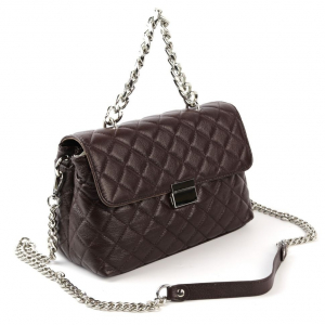 Женская кожаная сумка 1684-С Кофе