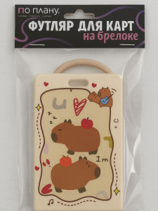 Футляр для карт с брелоком ПО ПЛАНУ. 