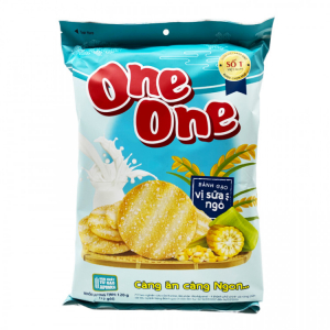 Печенье рисовое с кукурузным молоком One One, 120 гр