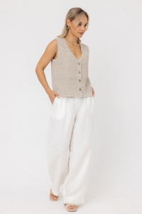 Жилет из льна 7-45