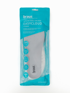 BRAUS Стельки EASYCLOUD (EVA-пена с пальчиками) р.43-44