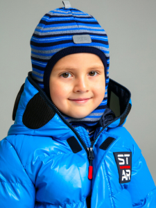 Шапка-шлем для мальчика