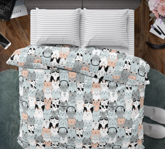 Комплект постельного белья Котико бязь