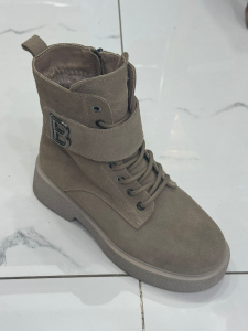 Absent / Ботинки беж замша