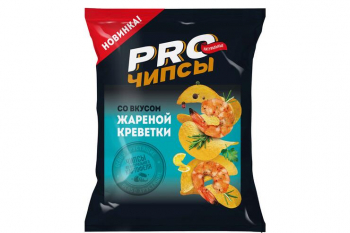 «PRO-Чипсы», чипсы со вкусом жареной креветки, 150 г