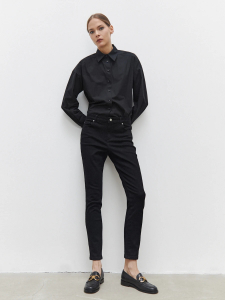 Укороченные джинсы скинни