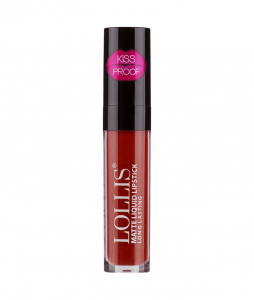 Помада для губ LOLLIS матовая жидкая Matte Liquid Lipstick 19 Меркер Косметика