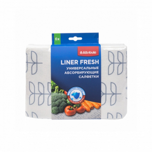 Набор салфеток абсорбирующих LINER FRESH универсальных 6шт
