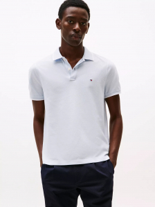 Regular Fit Linen-Blend Pique Polo