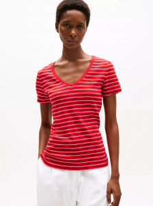Stripe V-Neck Favorite T-Shirt