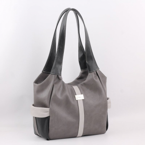 Сумка 890 мульти серо-черный