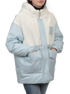 M24-209 BLUE Куртка демисезонная женская (100 гр. холлофайбер)