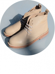 Ботинки унисекс из натуральной кожи от Ab. Zapatos 2619/2 · Dolar Beig АКЦИЯ