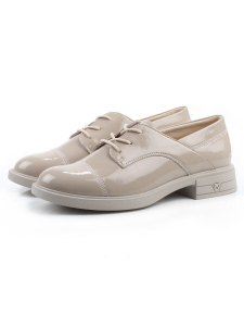 03-M47-69 BEIGE Полуботинки женские (натуральная кожа)