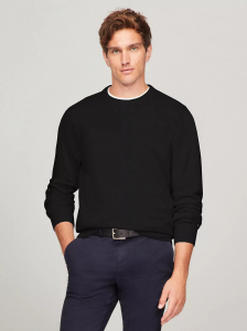 Fine Gauge Knit Crewneck Sweater